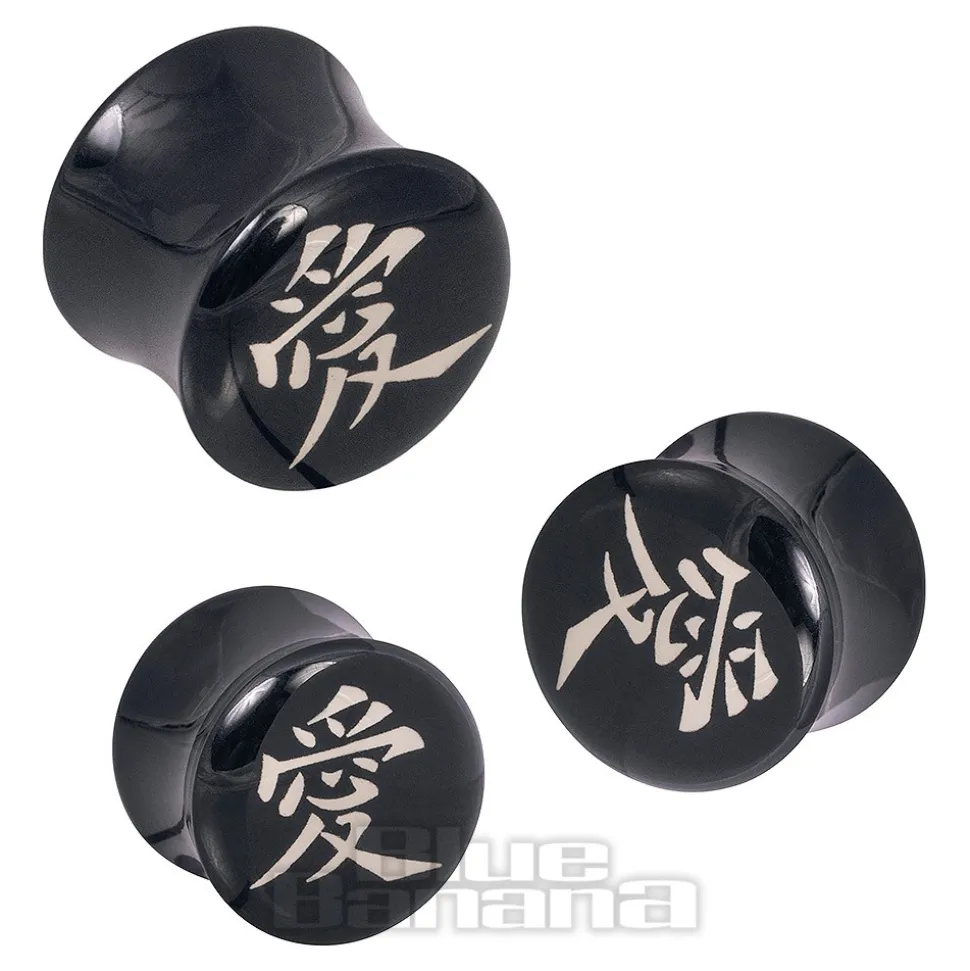 Blue Banana Symbol Plug (Black)