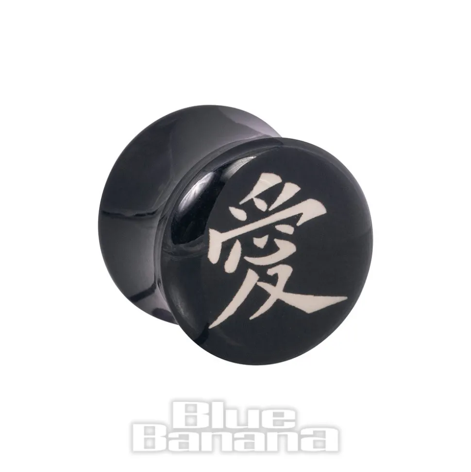 Blue Banana Symbol Plug (Black)