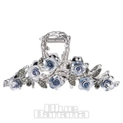 Blue Banana Thorn & Roses Hair Clip (Multicolour)