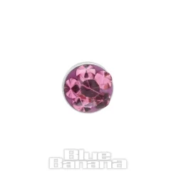 Blue Banana Titanium 3mm Microdermal Top (Rose)