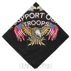 Blue Banana Troop Eagle Bandana (Black)