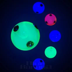 Blue Banana UV 8mm Assorted Cubic Zirconia Balls (Pack Of 10)