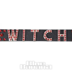 Blue Banana Witch Belt (Black/Red)