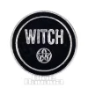 Blue Banana Witch Pin Badge (Black)