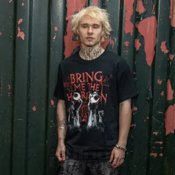Bring Me The Horizon Official Graveyard Eyes T Shirt (Black)