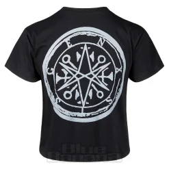 Bring Me The Horizon Official Metal Logo Genxsis Crop T Shirt (Black)