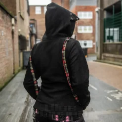 Bye Bye Kitty Trinity Zip Hoodie (Black)