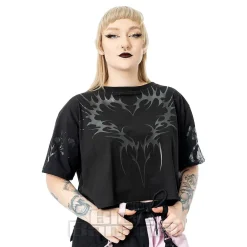 Chemical Black Ceil Crop Top (Black)