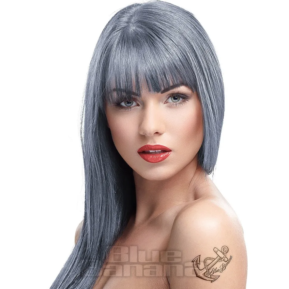 Crazy Color Semi-Permanent Hair Dye 100ml (Slate)