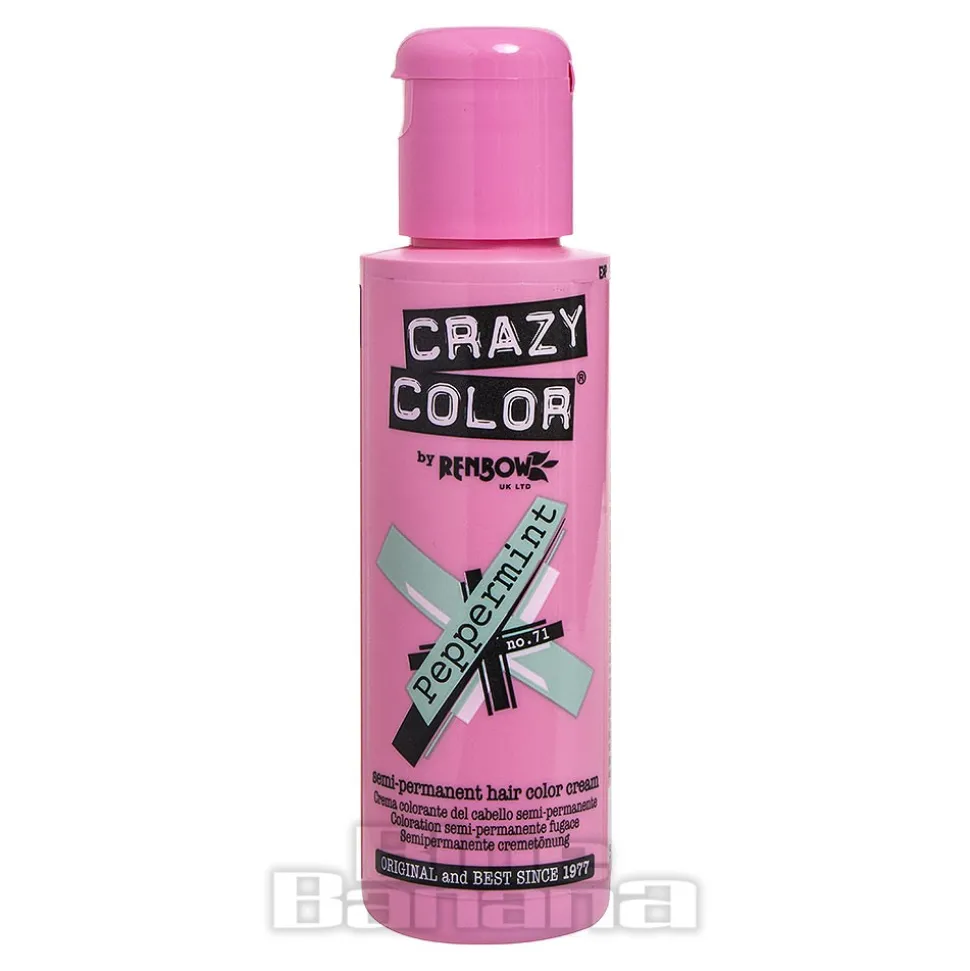 Crazy Color Semi-Permanent Hair Dye 100ml (Peppermint)