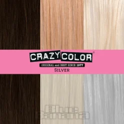 Crazy Color Semi-Permanent Hair Dye 100ml (Silver)