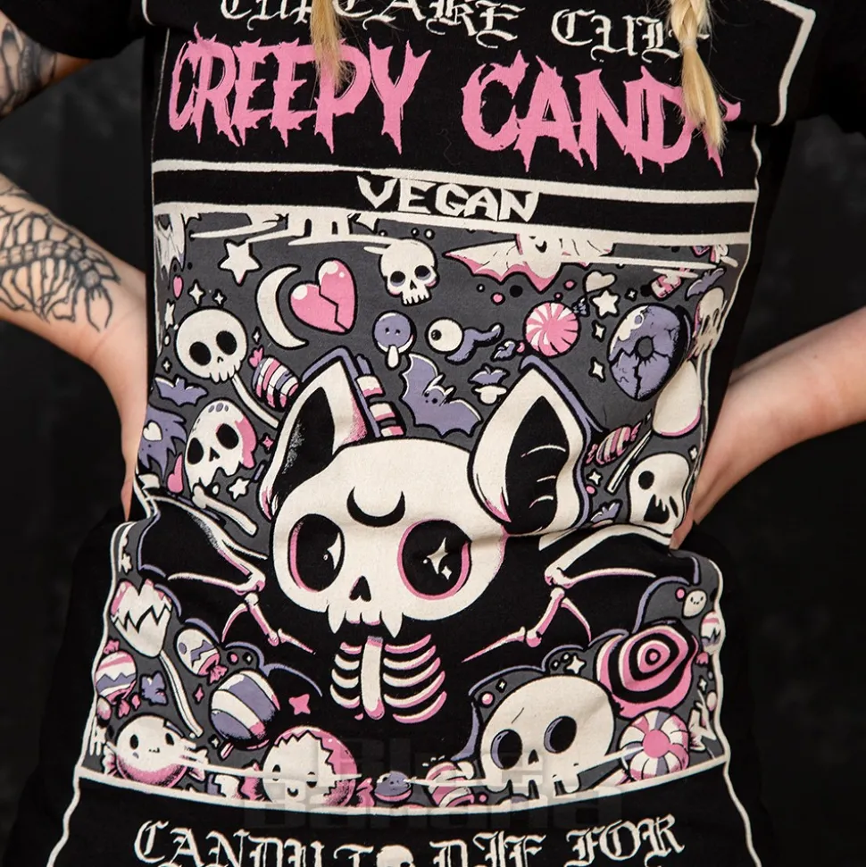 Cupcake Cult Creepy Candy T-Shirt (Black)