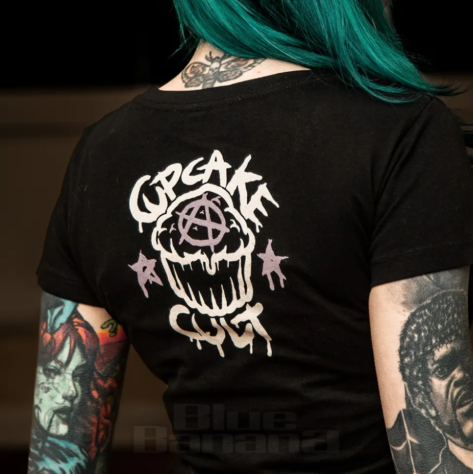 Cupcake Cult Lvd Kitty T-Shirt (Black)