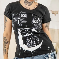Cupcake Cult Moonlight T-Shirt (Black/White)