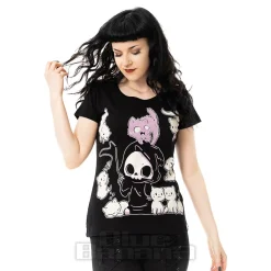 Cupcake Cult Nine Lives T-Shirt (Black)