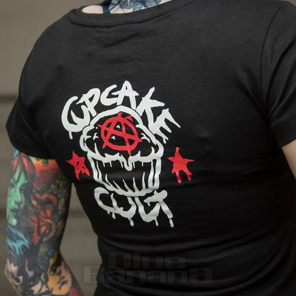 Cupcake Cult Phantom Kitty T-Shirt (Black)