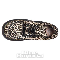 Dr Martens Buzz 5 Lace Mini Shoe (Leopard)