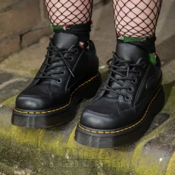 Dr Martens Buzz 5 Lace Nappa Shoes (Black)