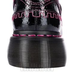 Dr Martens Buzz Patent Shoe (Black/Pink)