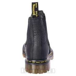 Dr Martens 2976 Grizzly Faux Fur Chelsea Boots (Black)