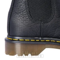 Dr Martens 2976 Grizzly Faux Fur Chelsea Boots (Black)