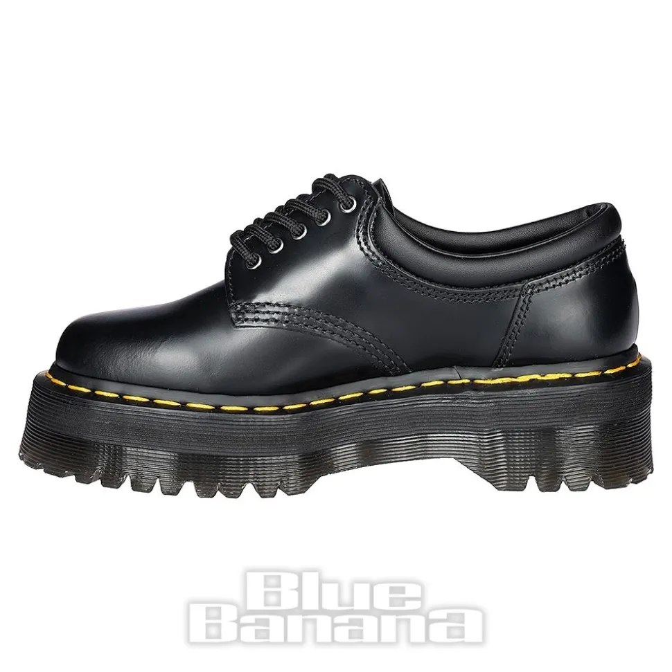 Dr Martens Quad 8053 Smooth Shoes (Black)