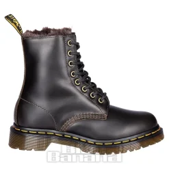 Dr Martens Serena 1460 Faux Fur Boots (Taupe)