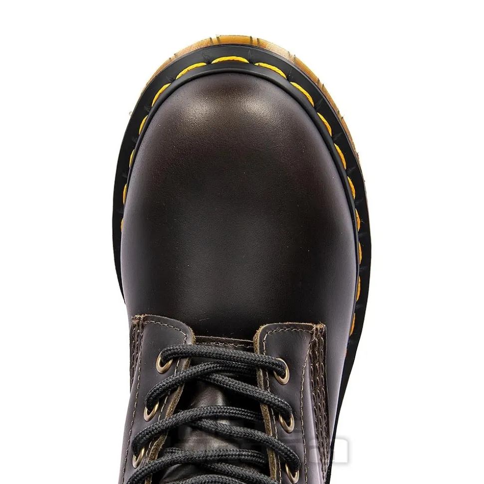 Dr Martens Serena 1460 Faux Fur Boots (Taupe)