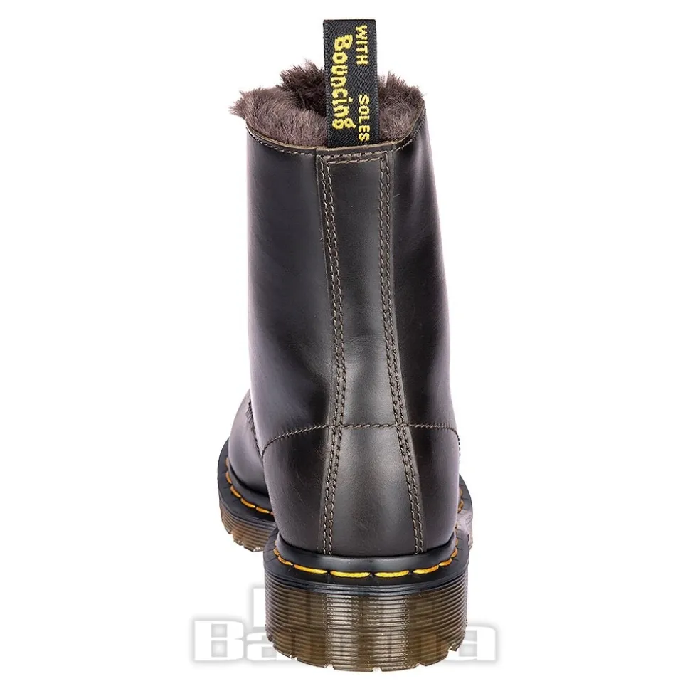 Dr Martens Serena 1460 Faux Fur Boots (Taupe)