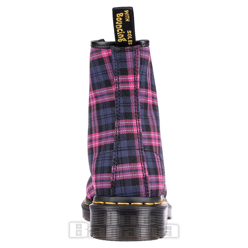 Dr Martens 1460 Tartan Boots (Pink)