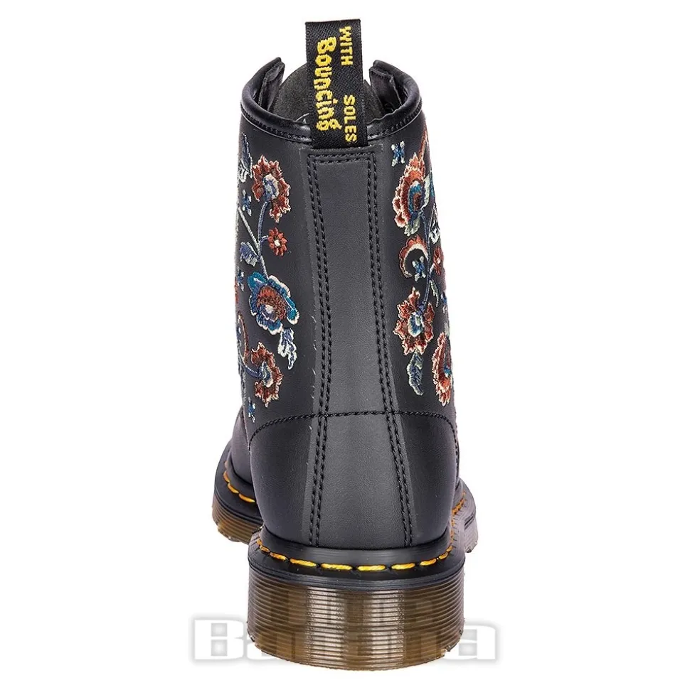 Dr Martens 1460 Vonda Tavern Floral Boots (Black)