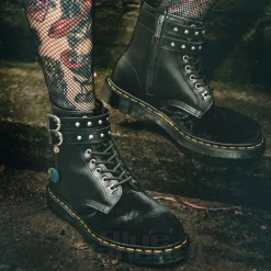 Dr Martens 1460 Wednesday Boots (Black Velvet)