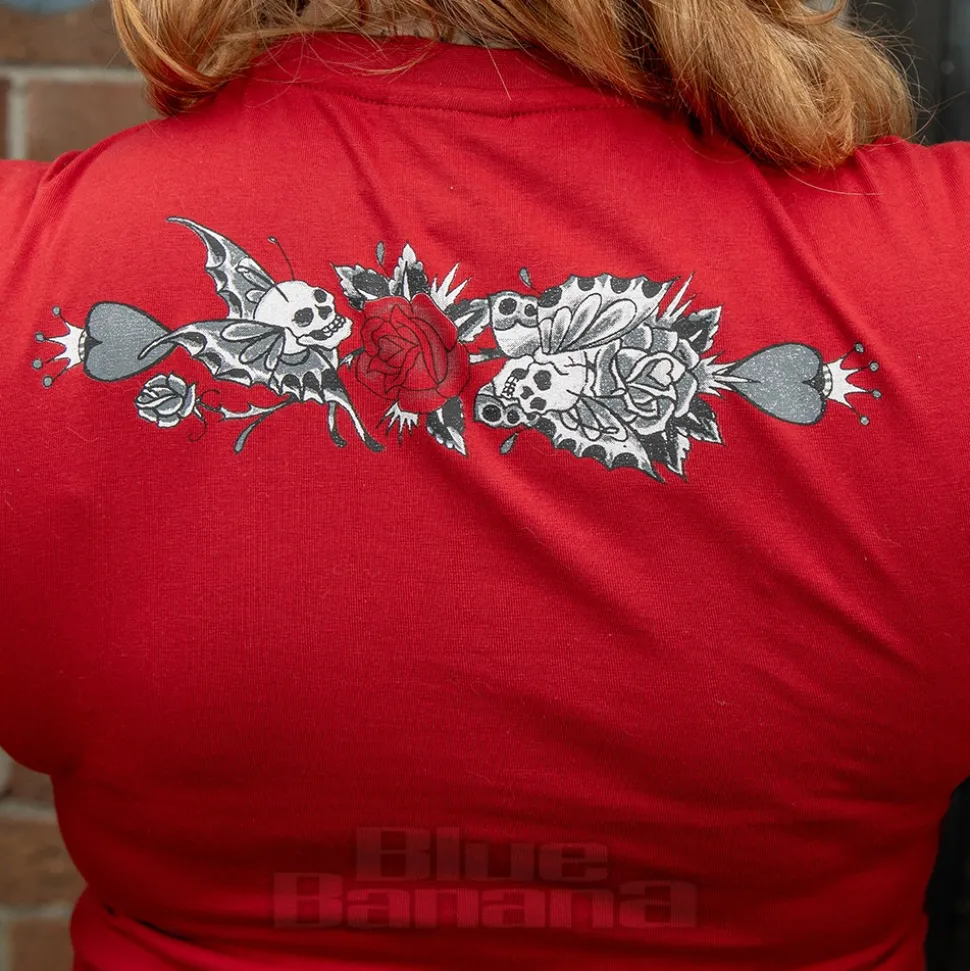 Ed Hardy Death Or Glory T-Shirt (Red)