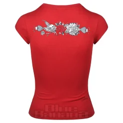 Ed Hardy Death Or Glory T-Shirt (Red)