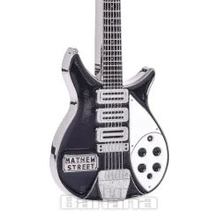 Guitar Bottle Opener (Black/White)