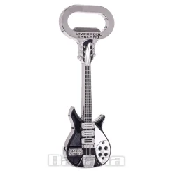 Guitar Bottle Opener (Black/White)