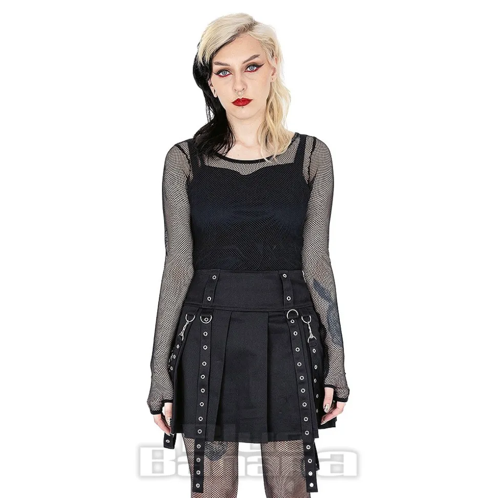 Heartless Louella Mini Skirt (Black)