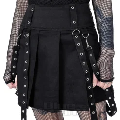 Heartless Louella Mini Skirt (Black)