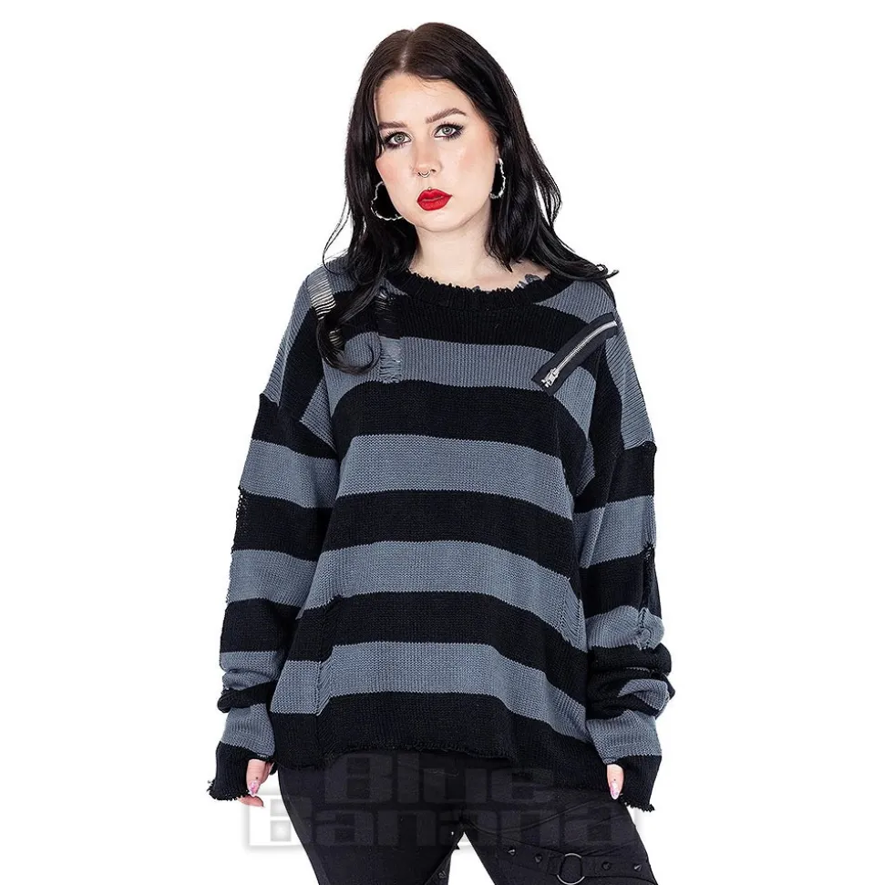 Heartless Your Worst Nightmare Jumper (Black/Grey)