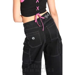 Hell Bunny Cameron Denim Jeans (Black)