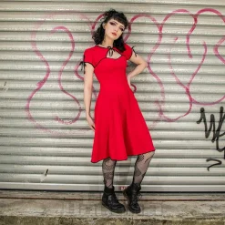 Hell Bunny Casey Dress (Red)