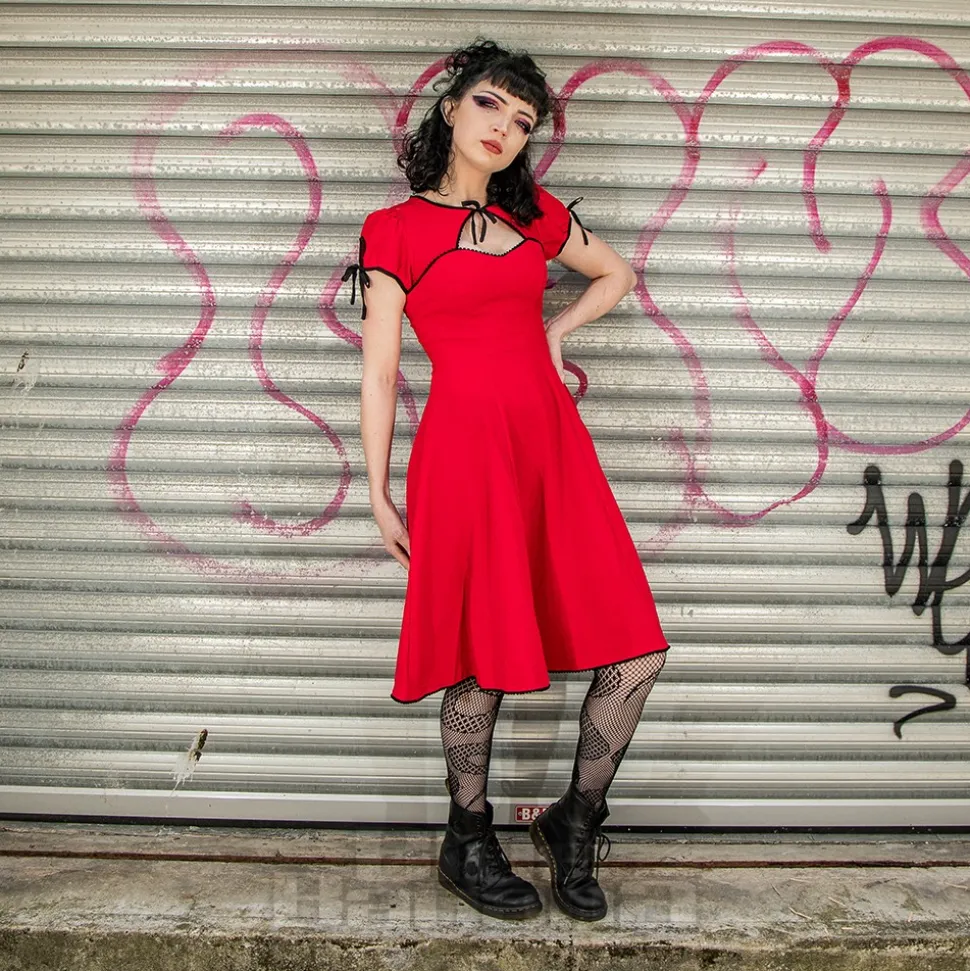 Hell Bunny Casey Dress (Red)