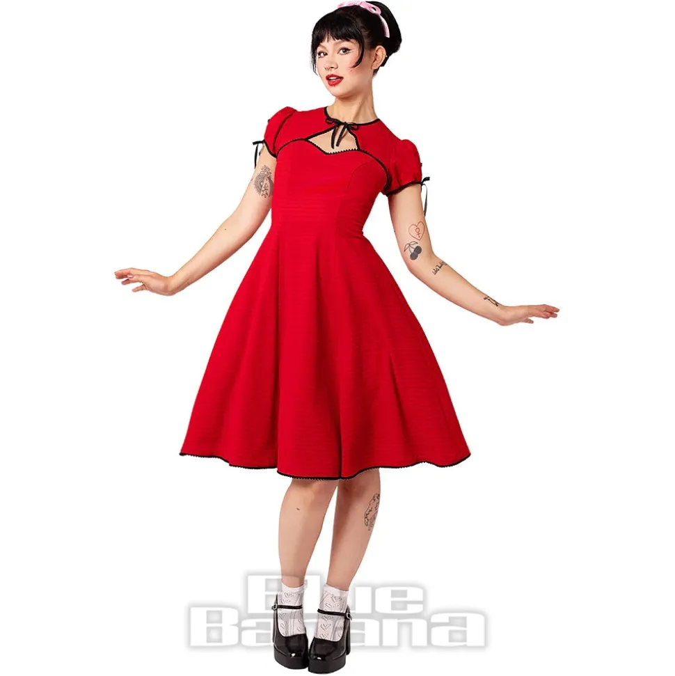 Hell Bunny Casey Dress (Red)