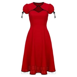 Hell Bunny Casey Dress (Red)