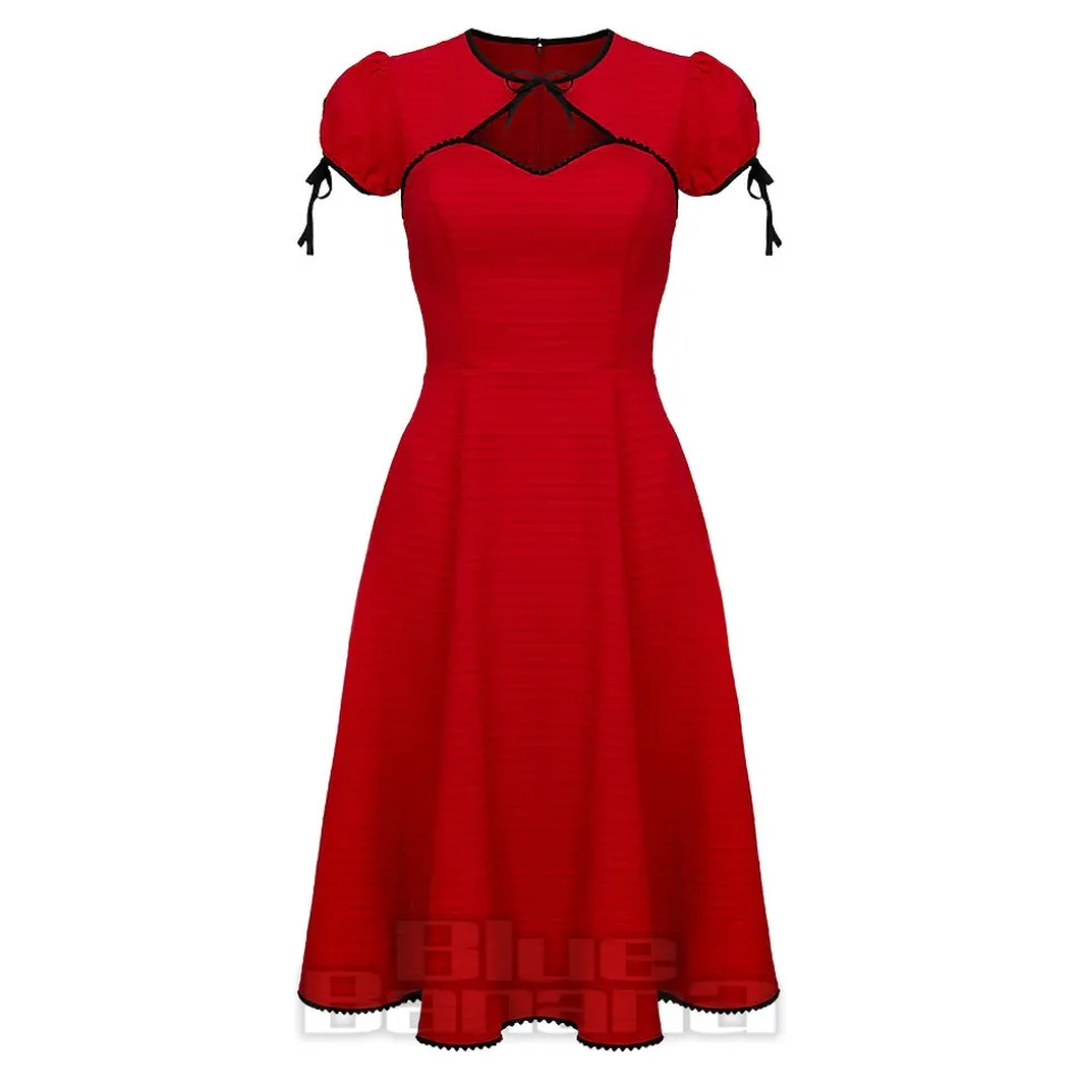 Hell Bunny Casey Dress (Red)