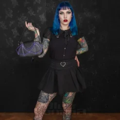 Hell Bunny Charming Blouse (Black)