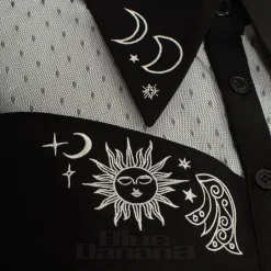 Hell Bunny Danica Blouse (Black)