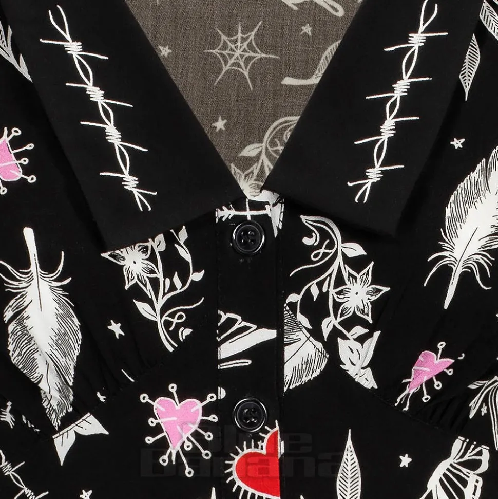 Hell Bunny Leah Mini Dress (Black)