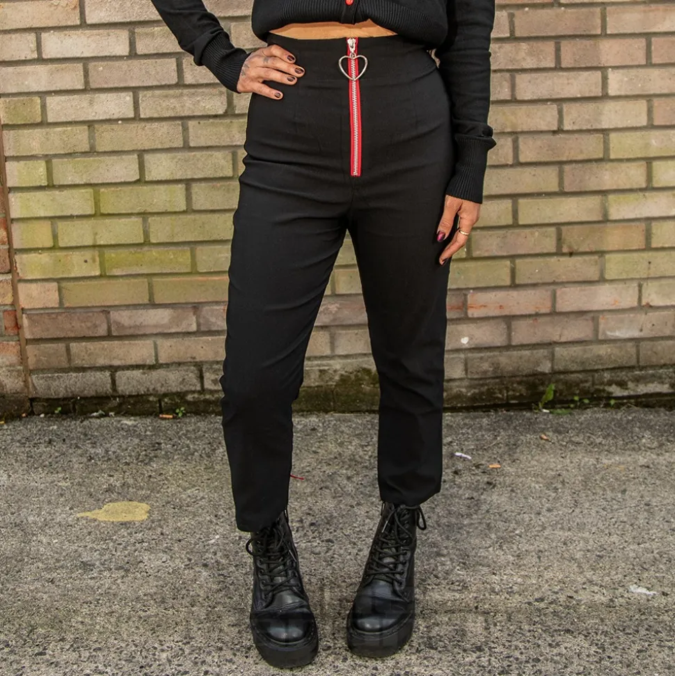Hell Bunny Lucie Capris (Black)