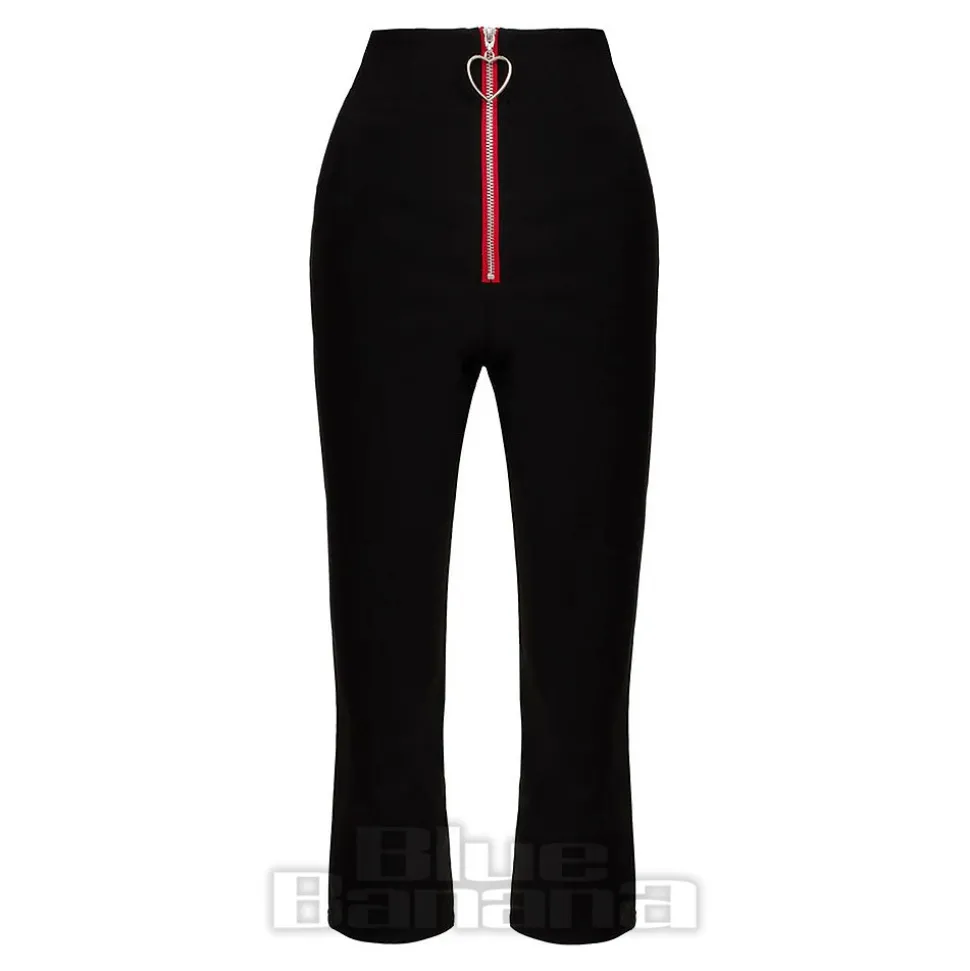 Hell Bunny Lucie Capris (Black)
